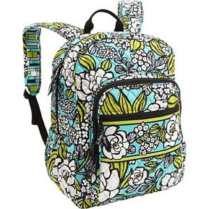 ISO IN SEARCH OF VERA BRADLEY ISLAND BLOOM CAMPUS BACKPACK BOOKBAG